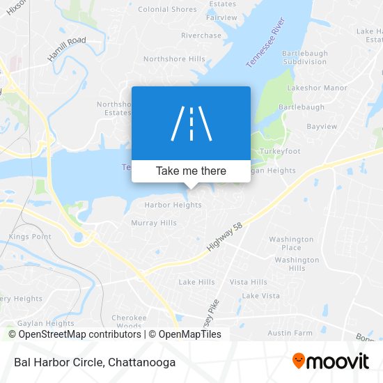 Bal Harbor Circle map