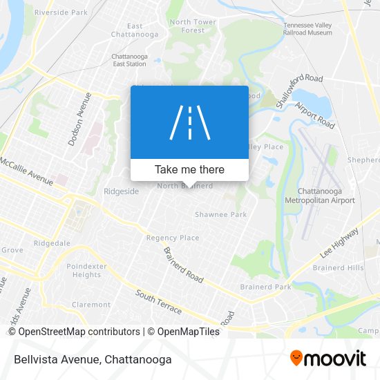 Bellvista Avenue map