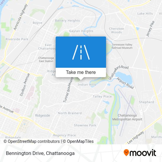 Bennington Drive map