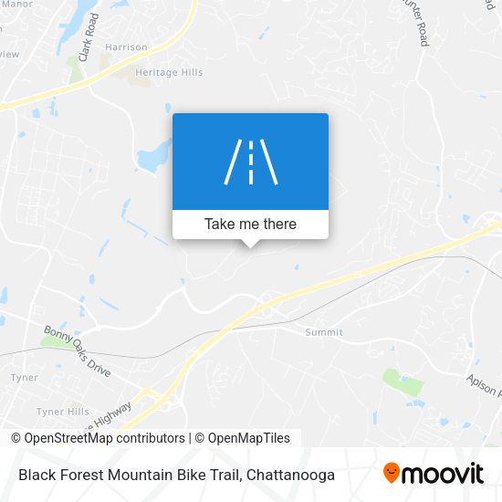 Black Forest Mountain Bike Trail map