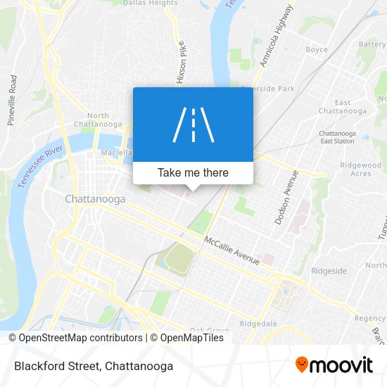Mapa de Blackford Street