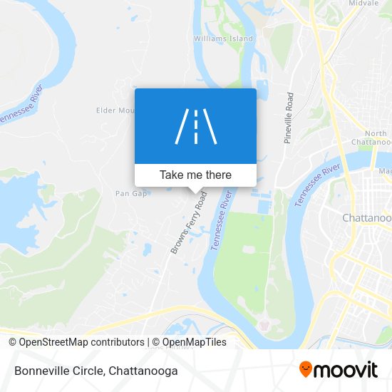 Bonneville Circle map