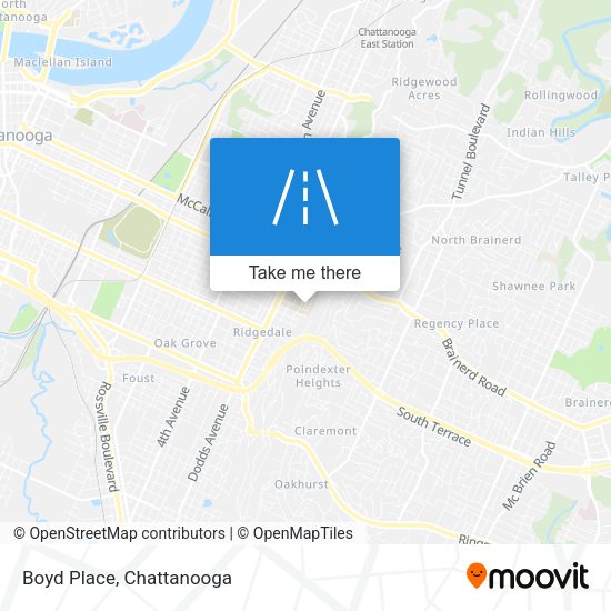 Mapa de Boyd Place