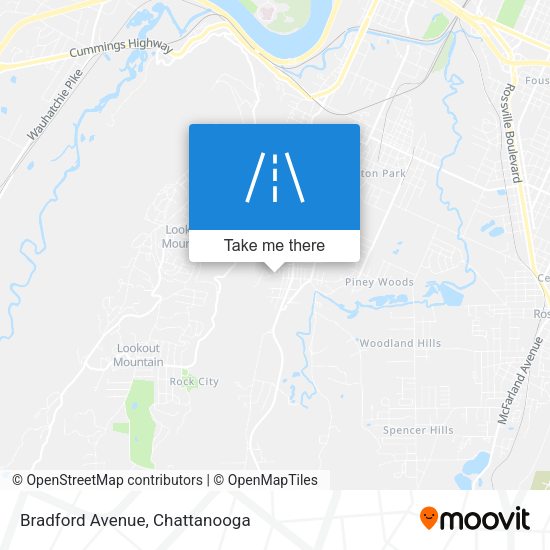 Mapa de Bradford Avenue
