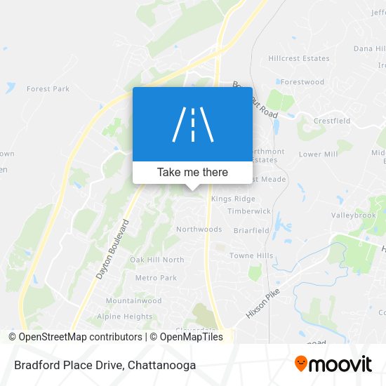 Bradford Place Drive map