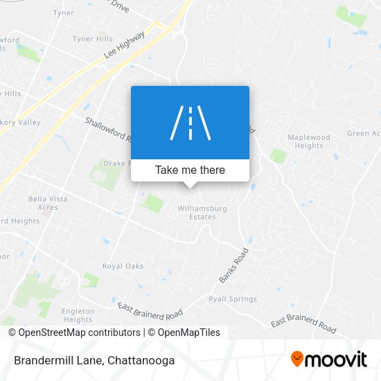 Brandermill Lane map