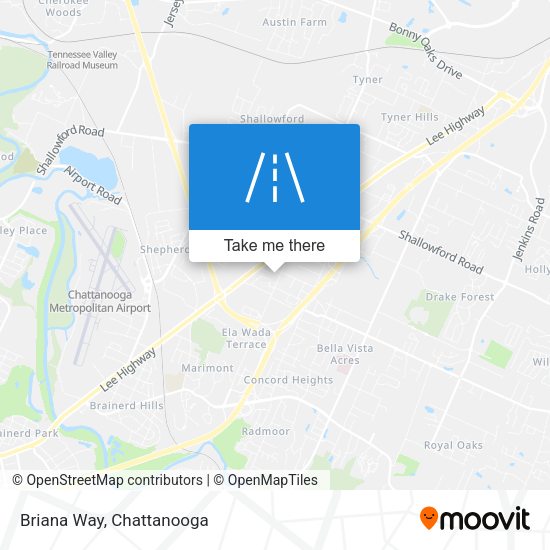 Mapa de Briana Way
