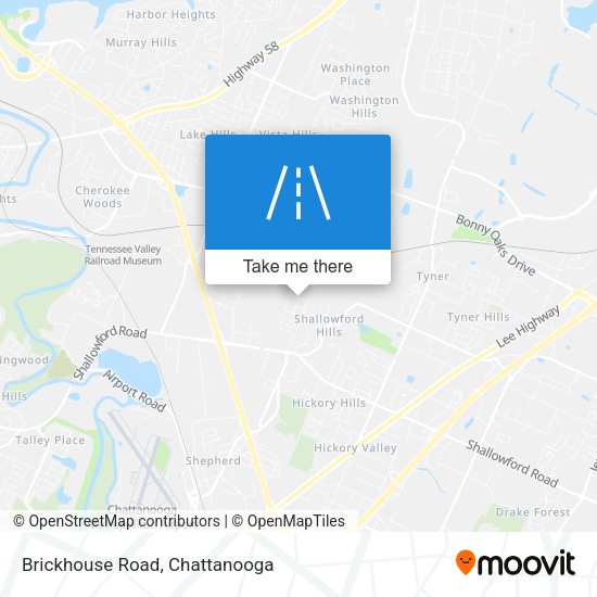 Mapa de Brickhouse Road