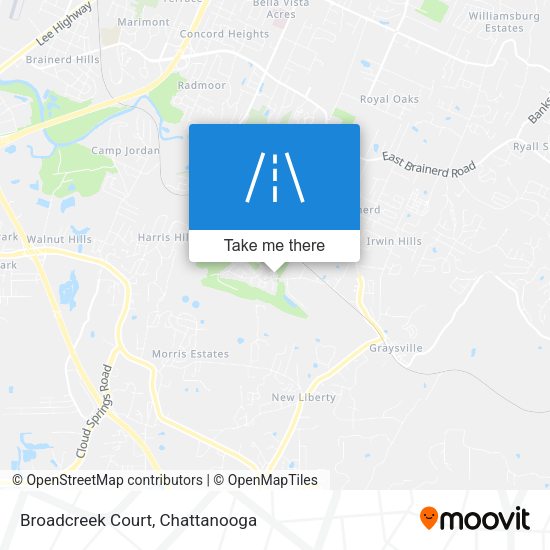 Mapa de Broadcreek Court