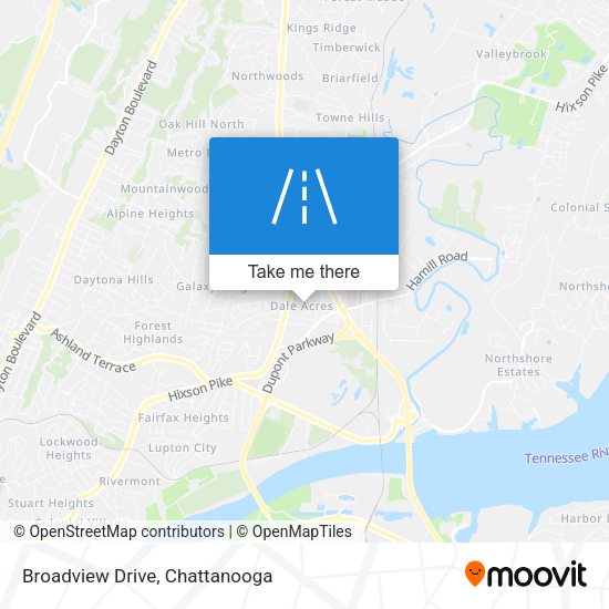 Mapa de Broadview Drive