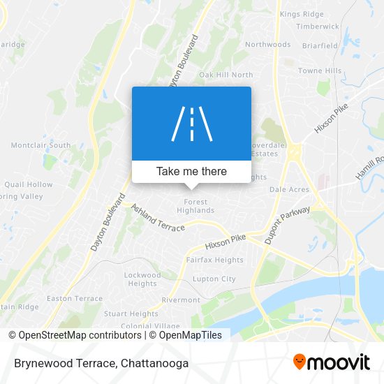 Brynewood Terrace map
