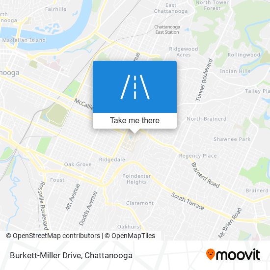 Burkett-Miller Drive map