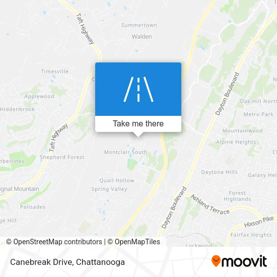 Canebreak Drive map