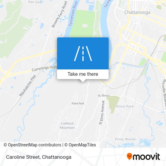 Caroline Street map