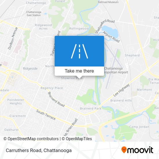 Carruthers Road map