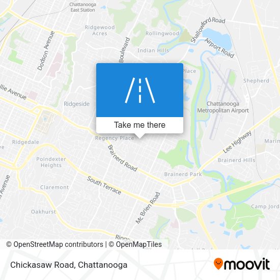 Mapa de Chickasaw Road