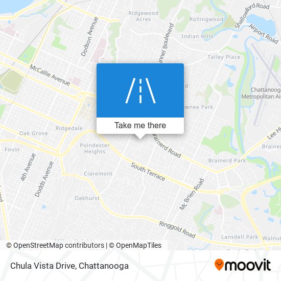 Chula Vista Drive map