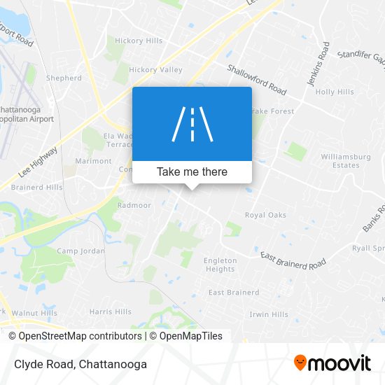 Mapa de Clyde Road