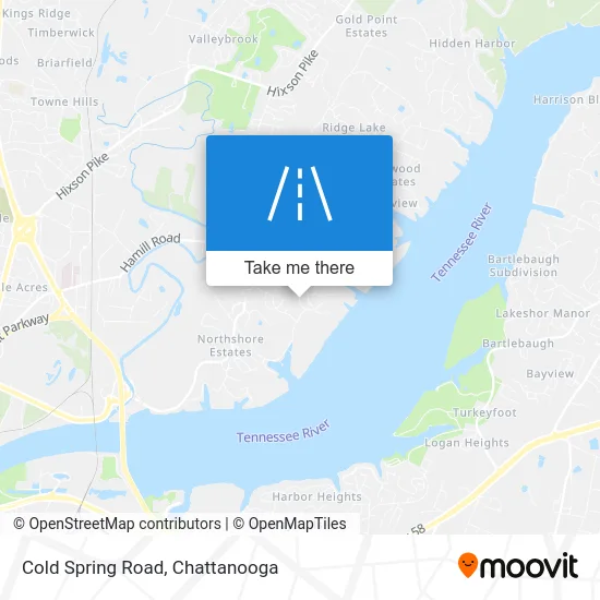 Cold Spring Road map