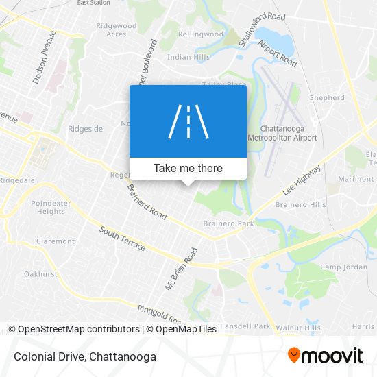 Colonial Drive map