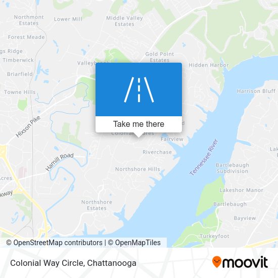 Mapa de Colonial Way Circle