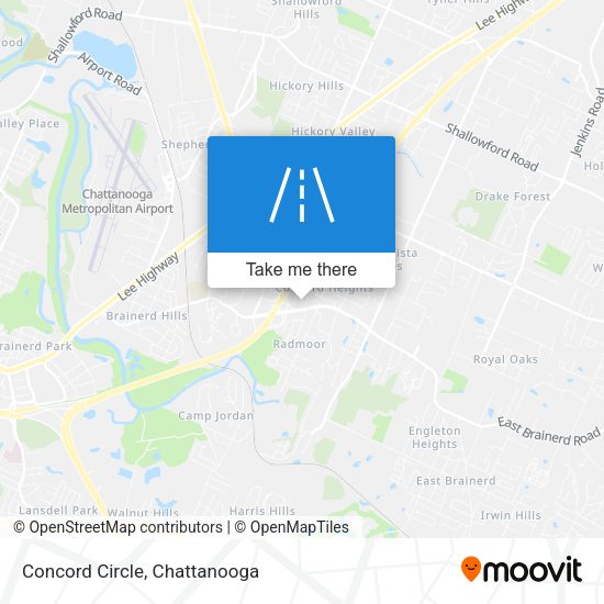 Mapa de Concord Circle