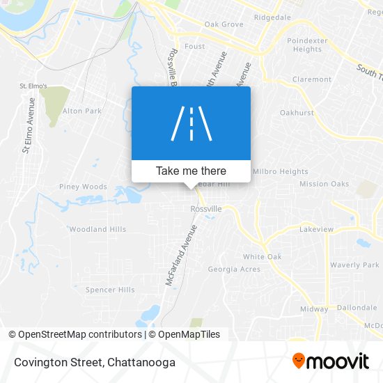 Covington Street map
