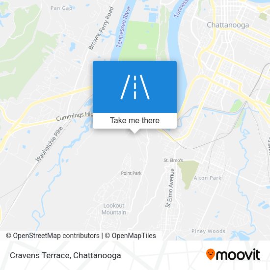 Mapa de Cravens Terrace
