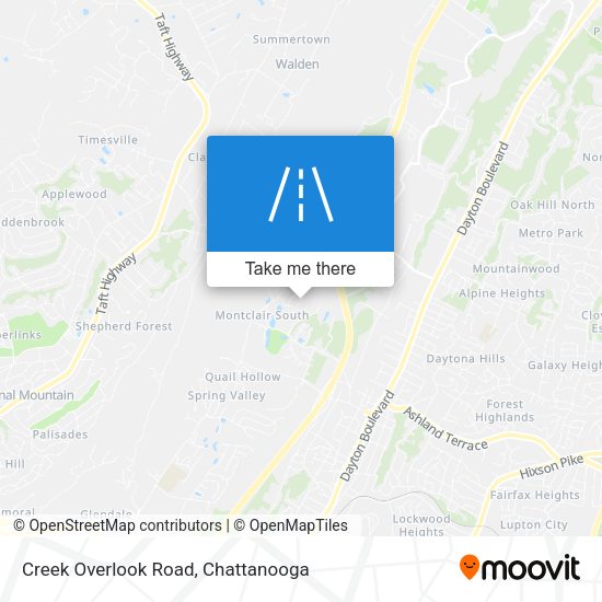 Mapa de Creek Overlook Road