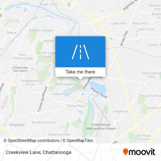 Mapa de Creekview Lane