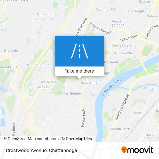 Crestwood Avenue map