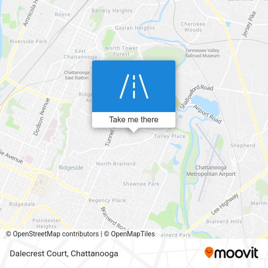 Dalecrest Court map