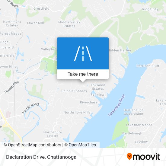 Mapa de Declaration Drive