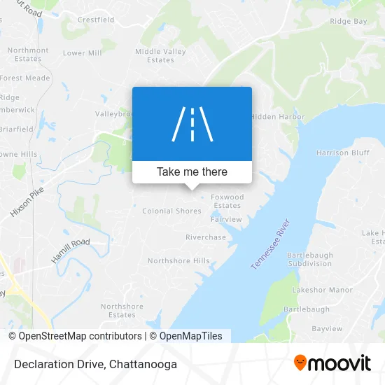 Declaration Drive map