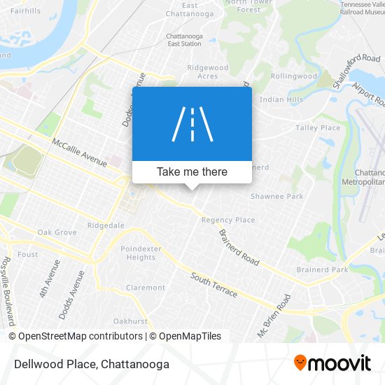 Dellwood Place map