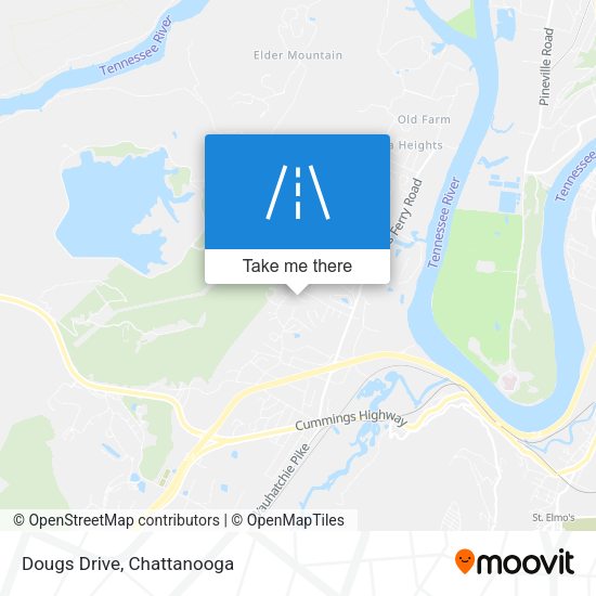 Mapa de Dougs Drive