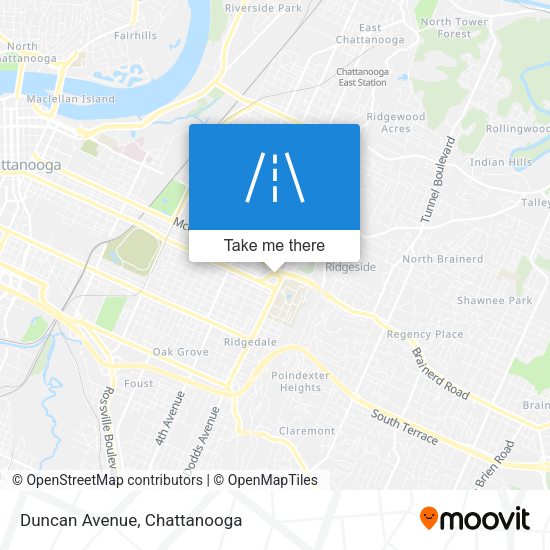 Mapa de Duncan Avenue