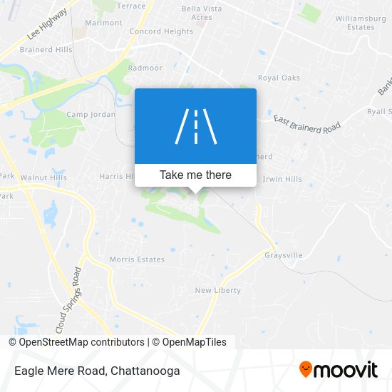 Eagle Mere Road map