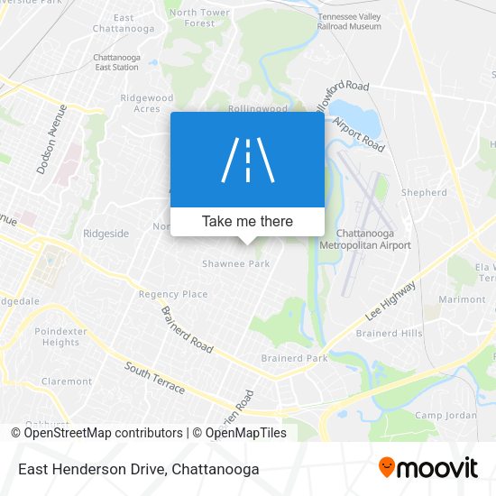 East Henderson Drive map
