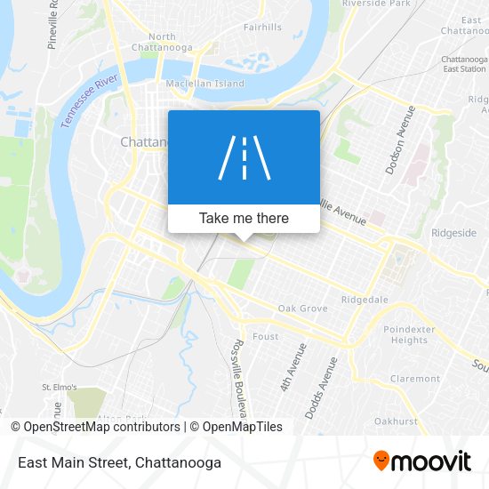 Mapa de East Main Street