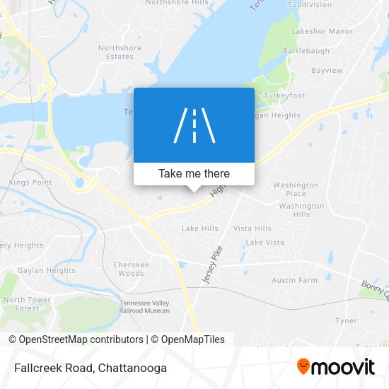Mapa de Fallcreek Road