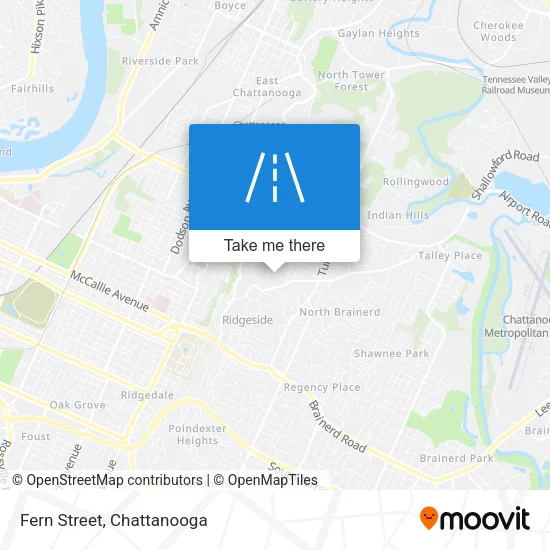 Fern Street map