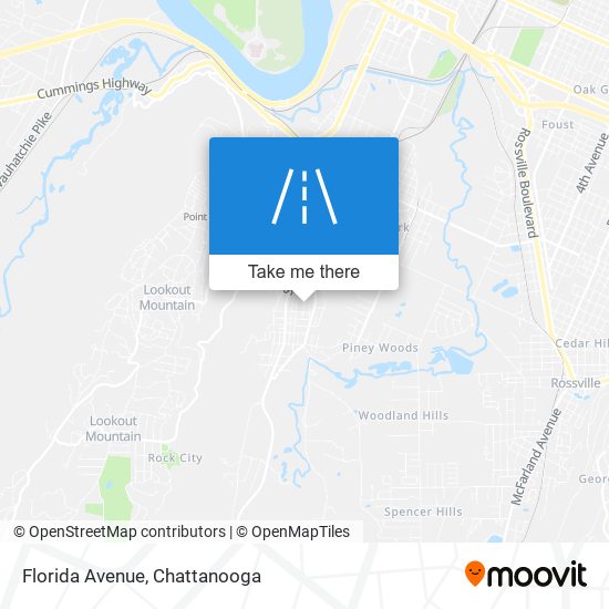 Mapa de Florida Avenue