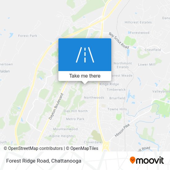 Mapa de Forest Ridge Road