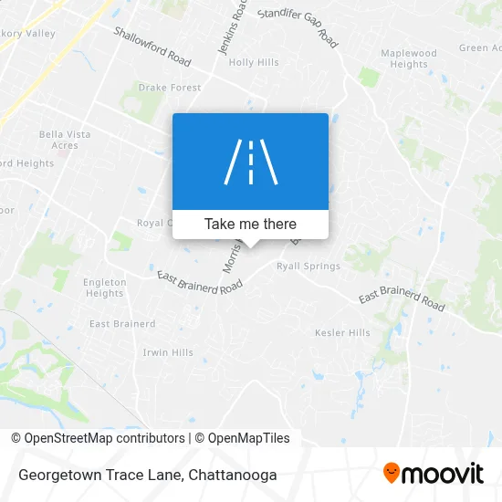Georgetown Trace Lane map