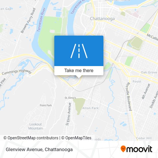 Mapa de Glenview Avenue