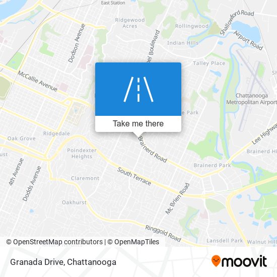 Granada Drive map