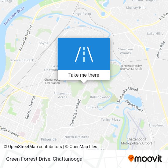 Green Forrest Drive map