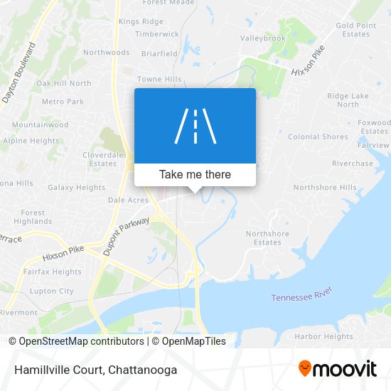Hamillville Court map
