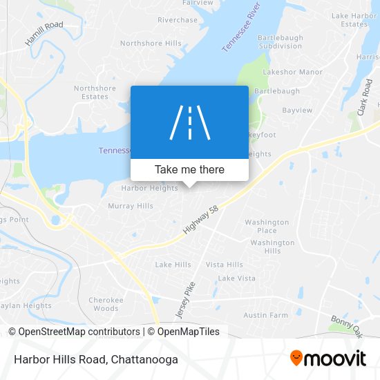 Mapa de Harbor Hills Road
